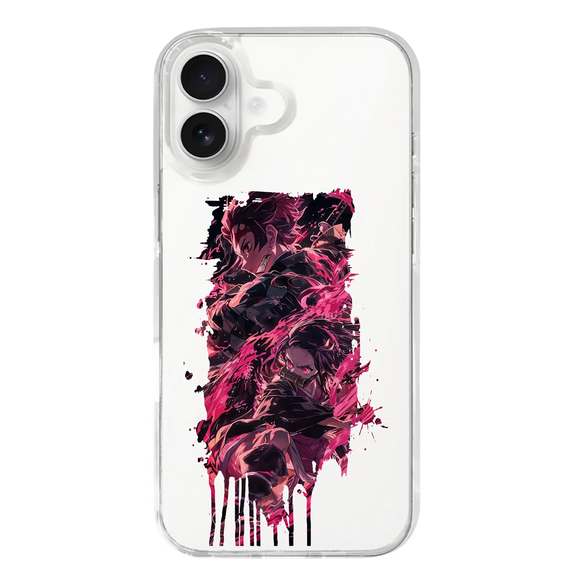 鬼滅の刃 グッズ,竈門 炭治郎 - iPhone 17シリーズ 透明スマホケース – 薄型・耐衝撃・精密フィット保護カバー